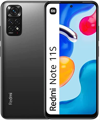 Xiaomi Redmi Note 11S Smartphone (6G + 64G, Grau), MediaTek Dimensity 810 con 5G, carga rápida de 33W Pro, triple cámara de 50MP AI (Reacondicionado)