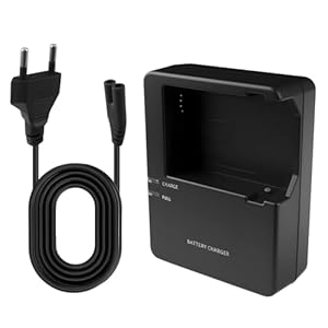 LC-E8 Akku Ladegerät Kompatibel mit LP-E8 Akku für Canon EOS Rebel T2i T3i T4i T5i, 550D 600D 650D 700D, Kiss X4 X5 X6i X7i DSLR Kameras (Nicht kompatibel mit T2, T3, T4, T5)