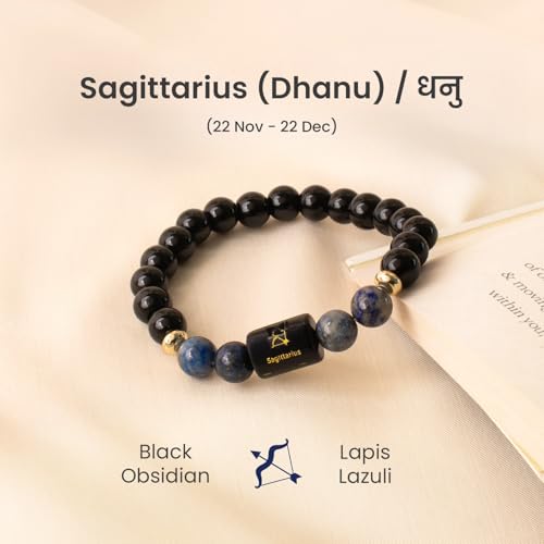 Image of Astrotalk Zodiac Crystal Bracelet | Balances Energy & Enhances Positivity | Certified Healing Crystals with Certificate | Astrology Bracelet for Man & Woman | Gift for Man & Woman