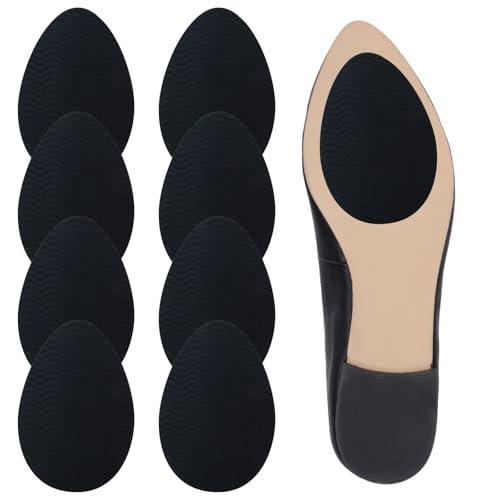 Image of Silicone, 8 PCS Self-Adhesive Non-Slip Shoe Pads, 3.5 inch | For Bottom of Shoes and Heels, Sole Guard, Protect & Restore Shoe Soles