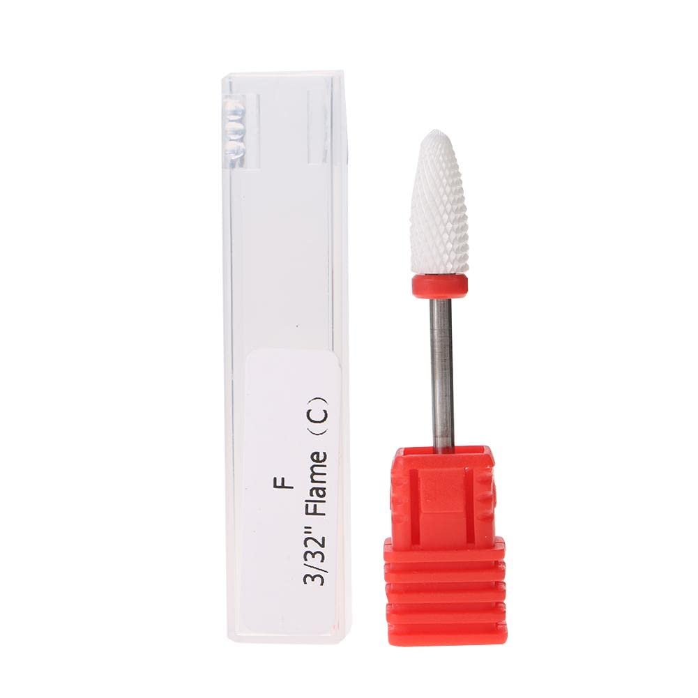 4 tipi di punta in ceramica smerigliatrice per unghie trapano elettrico per manicure accessori per strumenti per pedicure dispositivo di rimozione del gel lima rotante attacco per testa di lucidatura