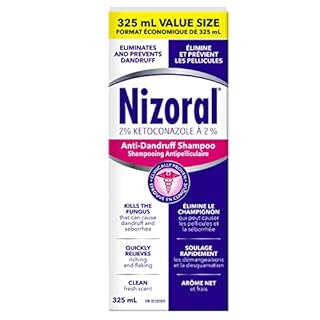 Nizoral Anti-Dandruff Shampoo with 2% Ketoconazole, Fresh Scent, 325 ml
