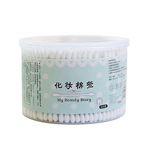 Preisvergleich Produktbild 500 Stück Wattestäbchen, Holzgriff Wattestäbchen Wattestäbchen Wattestäbchen Make-up Kosmetik Applikatorstäbchen