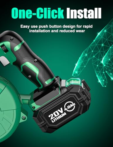 Image of KIMO 20V Battery Pack, Long Life Battery for Cordless Drill, Angle Grinder, Brad Nailer, Cordless Oscillating Tool, Impact Drill Driver, All 20V Battery-Powered Tools