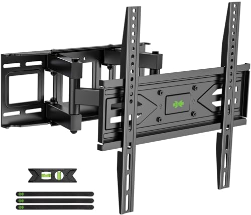 USX-MOUNT TV Wandhalterung für Flach/Curved Fernseher, Schwenkbar Neigbar Universal TV Halterung (Schwenkbar 32-70 Zoll)