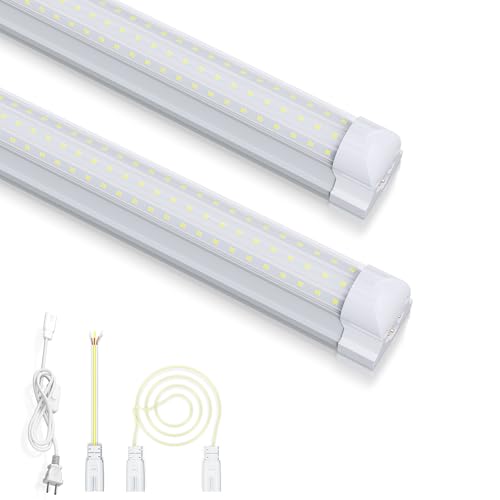 fmwkrj 2FT 2 Pack LED Shop Lights, 30W 4000LM 6000K Workbench Tube Lights