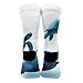 UTRSIFB Girl's Leisure Sports Socks, All Season Stockings, Soft Fashion Breathable Dress Decor Boots Socks Ocean Animal Sea Turtle
