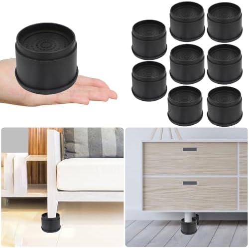 Amazon.com: MYMULIKE Bed Risers, 3 inch bed Lifts Risers for Casters ...