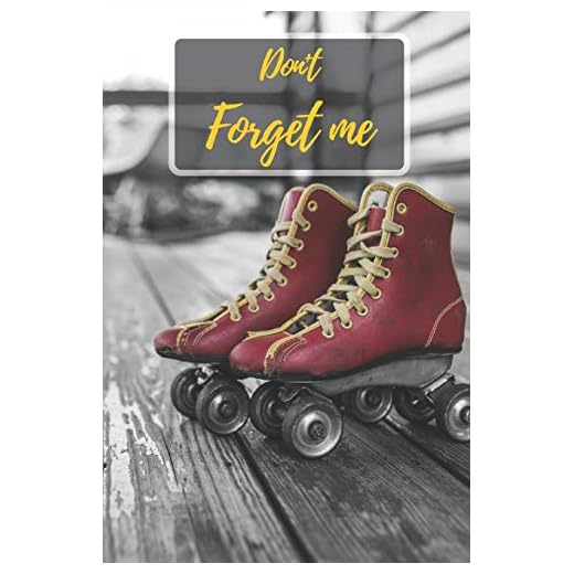 Don't Forget Me: Red Leather Vintage Roller Skate.Internet Password Logbook with alphabetical tabs.Personal Address of websites, usernames, passwords ... printed format.Size 6x9 inches