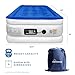 SoundAsleep Products Dream Series Luxury Air Mattress, ComfortCoil Technology, Built-in High Capacity Pump for Home, Camping- Double Height, Adjustable, Inflatable Blow Up, Portable - Twin XL Size