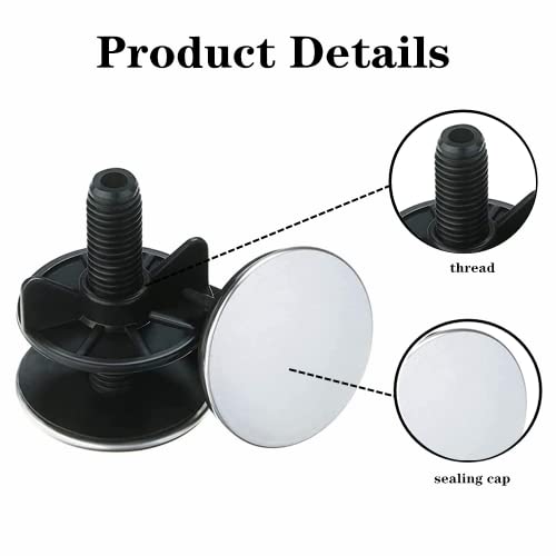 2 PCS Sink Hole Cover Sink Tap Hole Cover Kitchen Sink Tap Hole Sink Accessories for Home Kitchen and Bathroom Sink Decoration Black - Image 3