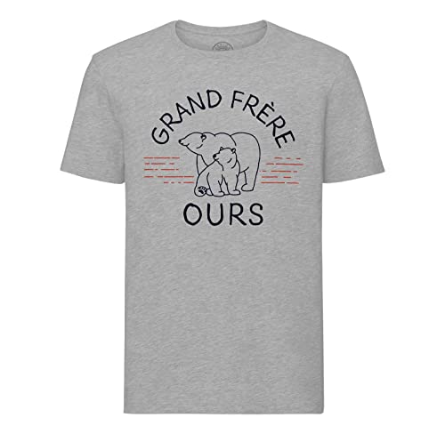 T-Shirt Homme Col Rond Coton Bio Idéal pour les Sorties en Famille