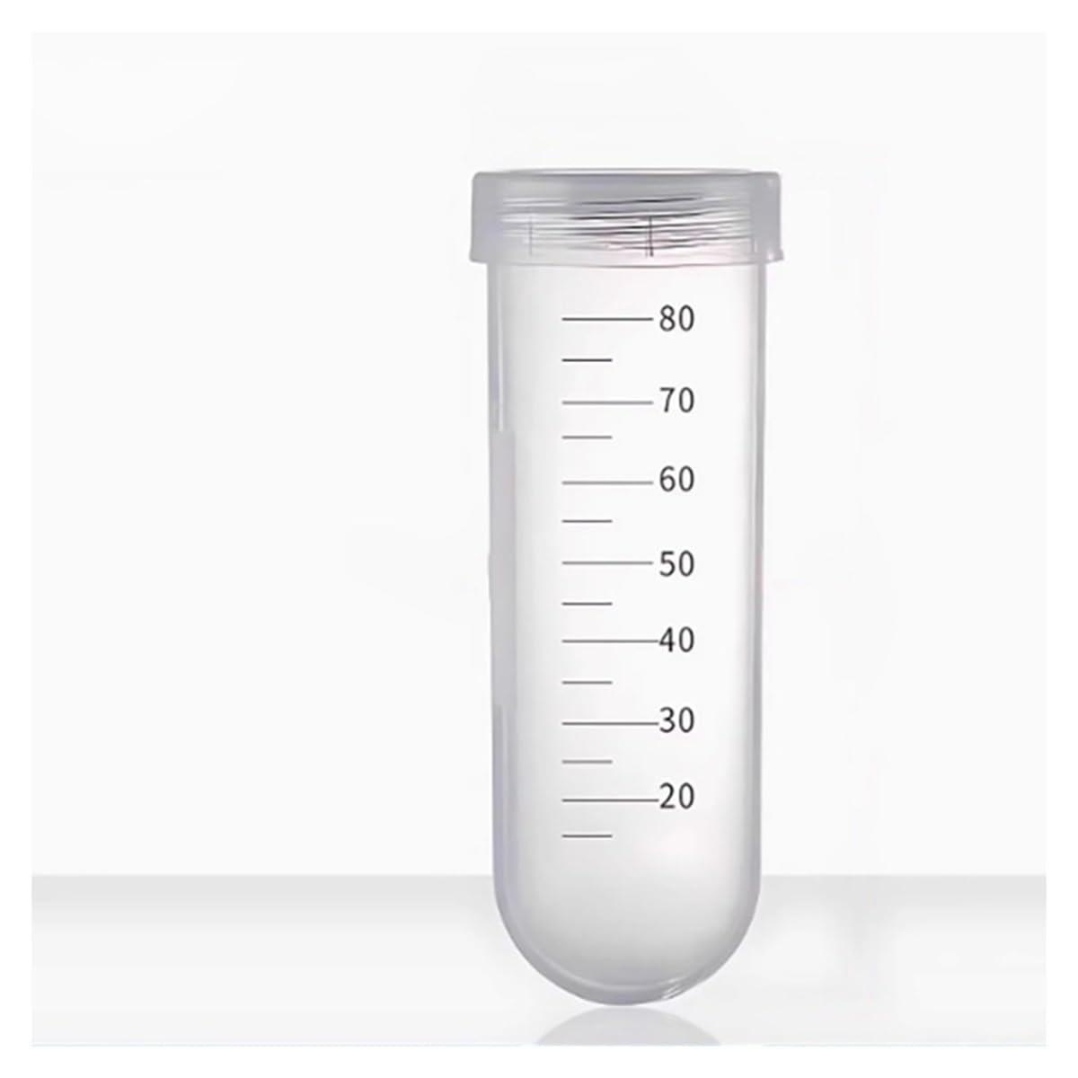 Attrezzature e forniture di laboratorio 10 provette for centrifuga da 100 ml, monouso, in plastica, con fondo tondo, for microcentrifuga