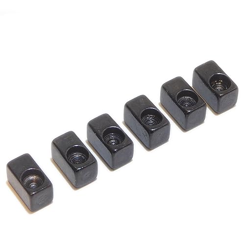 FVLFIL Black Floyd Rose Tremolo Saddle Blocks set of 6