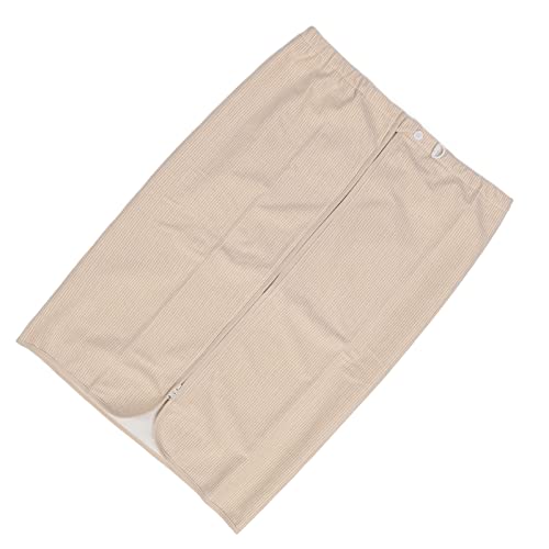 Almofada de Cama para Incontinência Vestível, Saia de Fralda Ajustável Com Zíper Reutilizável Absorv