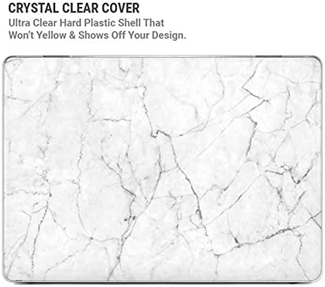 Skinit Case + Skin Compatible with MacBook Pro 13in M1 (2021) Originally Designed White Marble Design