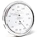 Produktbild Fischer 185.01 Sauna Universal-Thermohygrometer - 160mm Haar-Hygrometer u. Bimetall-Thermometer aus Edelstahl Made in Germany