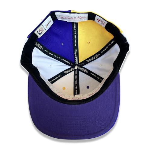 Gorra ajustada Mitchell & Ness Los Angeles Lakers miniatura 4