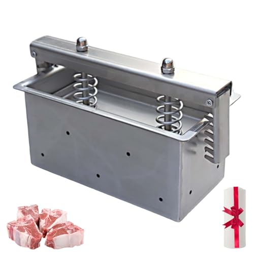 ANGDI Herramienta de prensado de Carne, Herramienta de prensado de Carne de jamón, Molde de Prensa de Carne de jamón de Acero Inoxidable, Herramienta de formación Manual, Herramienta de Cocina(1.5kg)