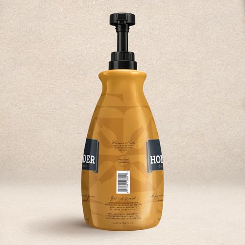 Image of Classic Caramel Cafe Sauce by Hollander Chocolate Co. | For Caramel Lattes & Deserts | Perfect for the Professional or Home Barista - Net Wt. 91oz (64 fl Oz) Large Bottle (PUMP Included) (Pack of 3)