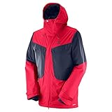 salomon qst 92 2018  SALOMON QST Snow 2L JKT M Veste, Homme XL Multicolore - Rouge/Bleu (Barbados Cherry/Night Sky)
