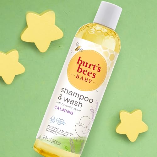 Burt's Bees Baby Calming Shampoo and Wash with Lavender, Tear-Free, 12 Fluid Ounces - image 7