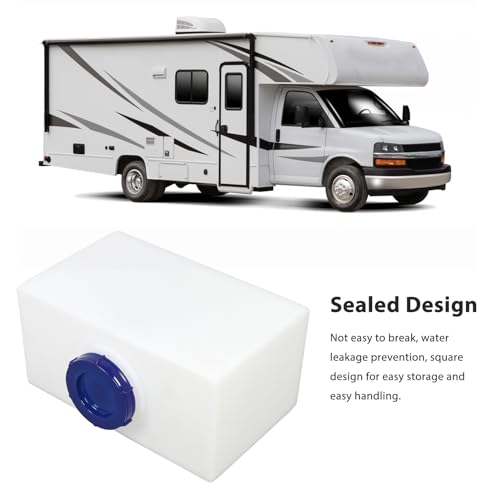 Ausla RV Wasser Tank LLDPE Serbatoio d'Acqua Dolce Impibile 5 Galloni con Un'apertura di Riempimento di Grande Diametro per Il Campeggio, Barca