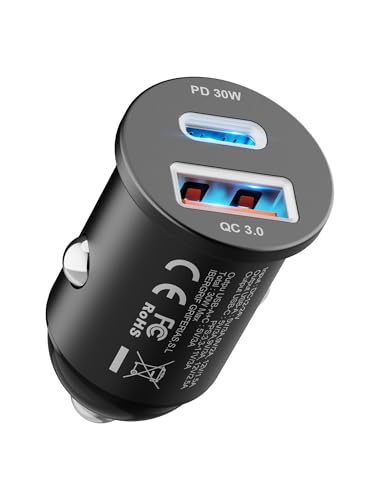 GRIFEMA Chargeur Allume Cigare USB C 30W, Chargeur...