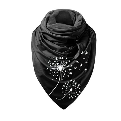 AMDOLE Bufanda personalizada suave, chales casuales, con botones, bufanda cálida a la moda, bufanda envolvente, suéter, B, Talla única