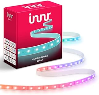 Innr Smart LED Strip Light, Works with Philips Hue, Alexa, Hey Google, SmartThings (Hub Required) 4m Colour, RGB, LED, Light Strip, FL 140 C