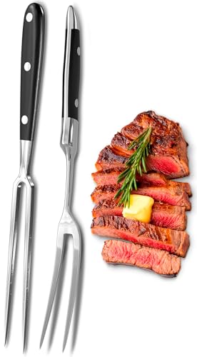 2 Pcs Carving Fork for Meat 12 inch - Stainless Steel Meat