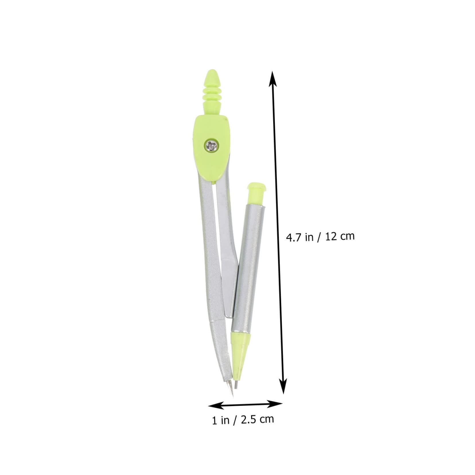 5sätze Professionelles Geometrie-zeichenset Für Schüler Teiliges Mit Kompass Lineal Und Winkelmesser Präzise Messwerkzeuge Für Kunst Architektur Und Schule Tragbar Grüner Box