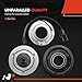 A-Premium Air Conditioner AC Compressor Clutch Kit Compatible with Mitsubishi Mirage 1998-2002, Lancer 2002-2007, Eclipse 2000-2005, Galant 2000-2003 & Chrysler Sebring 2001-2005 & Dodge Stratus