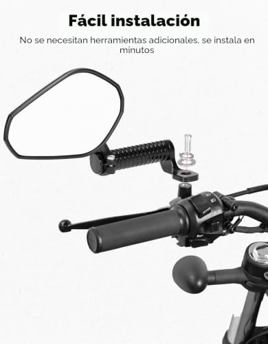 Espejos homologados moto universal KEMIMOTO E9 retrovisores M10 4