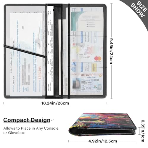 Organizador para Documentos de Auto Multicolor miniatura 3