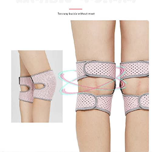Coussinets de genoux rose S pour patins et rollers en club