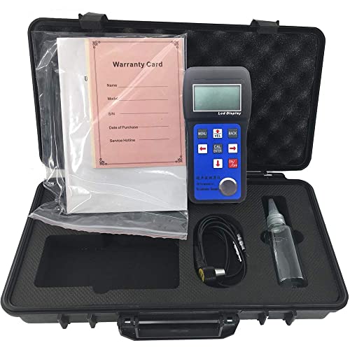 Medidor de espesor ultrasónico con instrumento de medición de ancho metálico 1.0~230mm (Acero) Velocidad de sonido 1000 a 9999 m/s miniatura 5