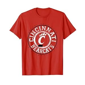 Cincinnati Bearcats Showtime Red Officially Licensed T-Shirt