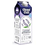 Ultra Concentrated Liquid Laundry Detergent Soap, 64 loads (32 oz), Long Lasting Scent, 90% Less Plastic, No Harsh Chemicals, Wild Lavender, Defeats Stains & Odors, HE/Standard Compatible