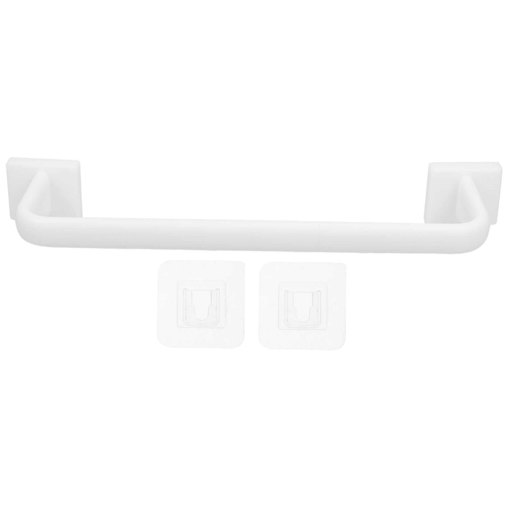 ARTSEWPLY Bathroom Towel Bar Set Brushed Nickel No Drill Adhesive Towel Holder Space-Saving Modern Style