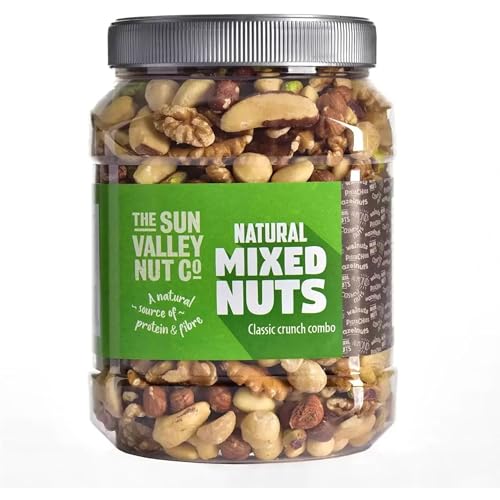 Ark Future Natural Mixed Nuts 1kg – Unsalted Protein Snack, High Fibre, Keto & Vegan Friendly, Perfect for Gym, Hiking, Camping & Office