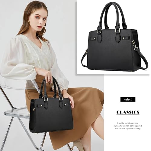 Image of DMICXEL Tote Bag Crossbody Purses for Women Shoulder Handbag PU Leather Top Handle Satchel Bags