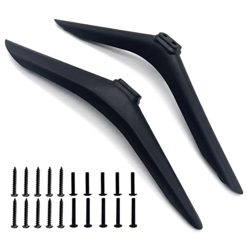 EVETMSXI TV Stand Legs for Hisense TV 40 43 49 50 55 65 inch Models, Replacement Base with Screw Set, Durable ABS Pedestal Feet, Non-Slip TV Mounting Base