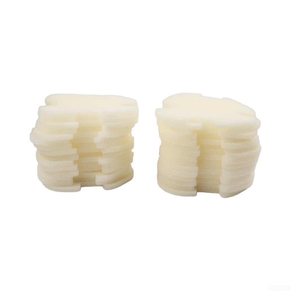 Besshepplo Pool cleaning robot filter sponge Filter Sponge Foam for Robotic Pool Cleaner, Reusable Cotton Foam Filtration Replacement Filters for Debris Removal and Maintenance(6pcs)