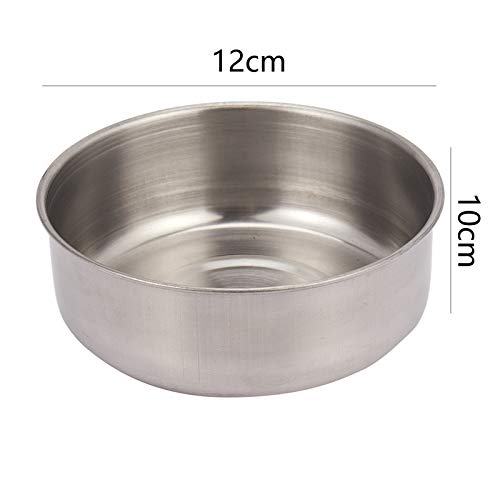 Alliteqwe 2-Pack Bird Parrot Feeding Cups with Clamp Steel Food Water Bowls Dish Feeder for Cockatiel, Conure, Budgies, Parakeet Parrot, Macaw, Small Animal Chinchilla - Image 5