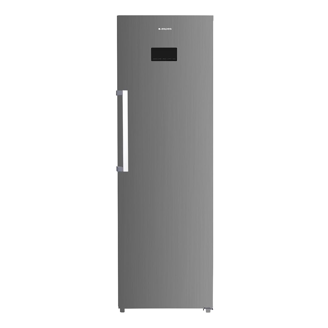 Aspes Refrigerador Inox, 1 Puerta. AR185602ENFDX, Capacidad 359 Litros, No Frost, Motor Universal, Nivel Sonoro 40dB, Puerta Reversible, Apertura Tirador, Clase E