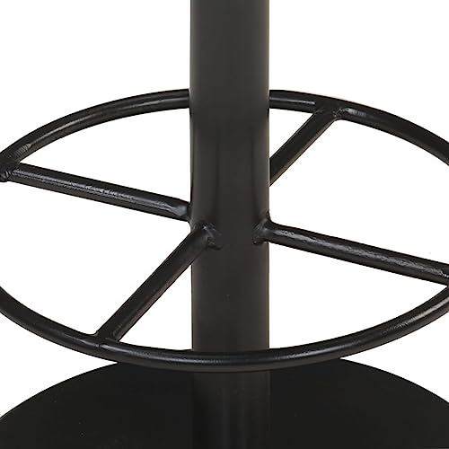 Tabouret de bar cuisine en cuir véritable pour îlot central