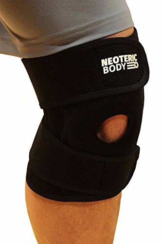 Knee Brace by NeotericBody - Knee Support Brace for Meniscus, ACL, Arthritis, Running, Basketball, Sports, Ligament Pain Relief – Open Patella Stabilizing Knee Wrap – Neoprene Brace for Men & Women Knee Brace by NeotericBody - Knee Support Brace for Meniscus, ACL, Arthritis, Running, Basketball, Sports, Ligament Pain Relief – Open Patella Stabilizing Knee Wrap – Neoprene Brace for Men & Women