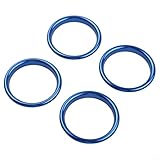 Ajuste: diseñados para que coincida con las especificaciones originales, estos anillos proporcionan un aspecto similar a la fábrica sin obstruir ninguna función.