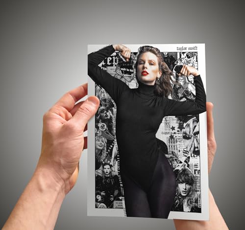 Image of Music Posters Set of 8 - Retro Wall Decor 12x8 Inch - Album Poster - Gifts for Men - Stickers - Related Gifts - Hostel Essentials for Boys Girls